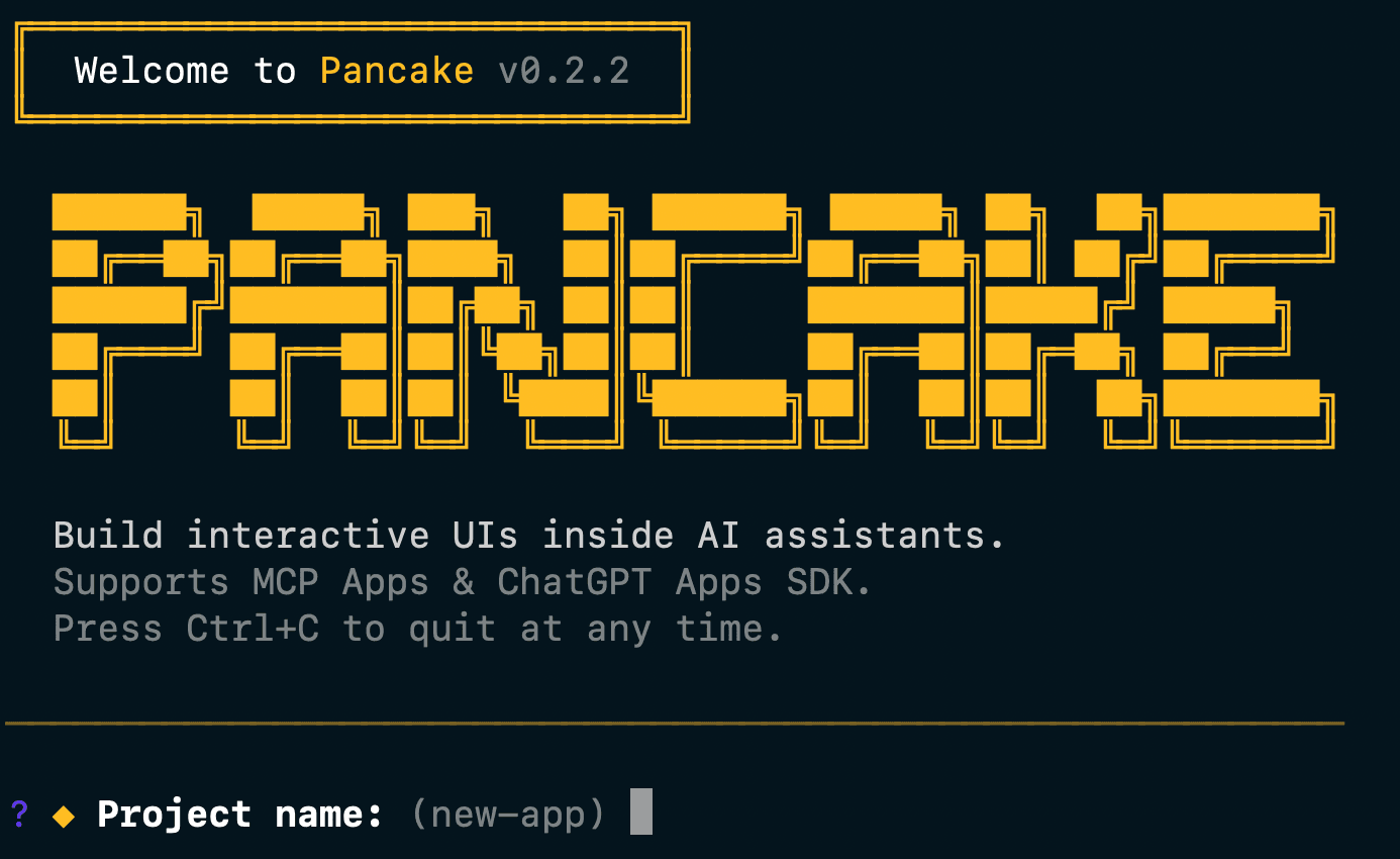 Pancake CLI